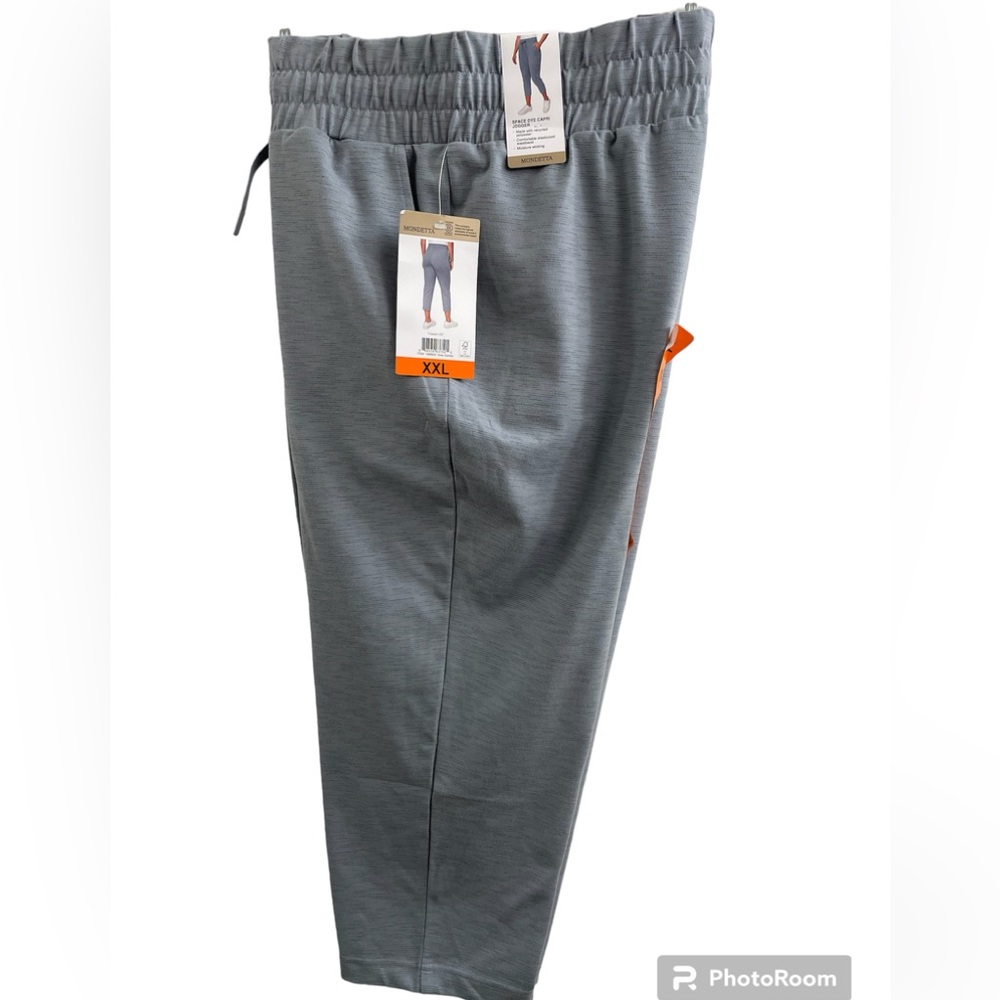 Mondetta Grey Space Dye Capri Jogger Sz(XXL Inseam 23)